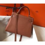 HERM Kelly 25cm Retourne Bag In Gold - Image 2