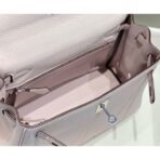 HERM Kelly 25cm Retourne Bag In Mauve Pale - Image 9