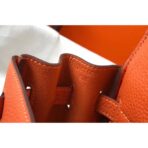 HERM Kelly 25cm Retourne Bag In Orange - Image 7