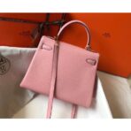 HERM Kelly 25cm Retourne Bag In Pink - Image 2