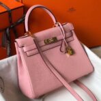 HERM Kelly 25cm Retourne Bag In Pink