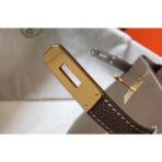 HERM Kelly 25cm Retourne Bag In Taupe - Image 6