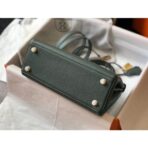 HERM Kelly 25cm Retourne Bag In Vert Amande - Image 3