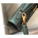 HERM Kelly 25cm Retourne Bag In Vert Amande - Image 6