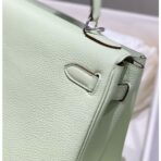 HERM Kelly 25cm Retourne Bag In Vert Fizz - Image 7