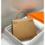 HERM Kelly 25cm Sellier Bag In Chai   GHW - Image 2