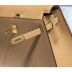 HERM Kelly 25cm Sellier Bag In Chai   GHW - Image 7