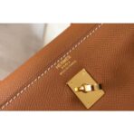 HERM Kelly 25cm Sellier Bag In Gold - Image 5