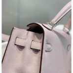 HERM Kelly 25cm Sellier Bag In Mauve Pale - Image 5