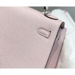 HERM Kelly 25cm Sellier Bag In Mauve Pale - Image 6