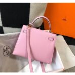 HERM Kelly 25cm Sellier Bag In Mauve Sylvestre - Image 2