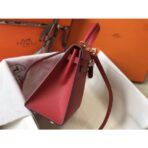 HERM Kelly 25cm Sellier Bag In Red - Image 3