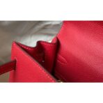 HERM Kelly 25cm Sellier Bag In Red - Image 8