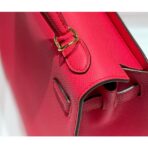 HERM Kelly 25cm Sellier Bag In Rose Extreme - Image 7