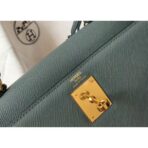 HERM Kelly 25cm Sellier Bag In Vert Amande - Image 6