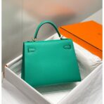 HERM Kelly 25cm Sellier Bag In Vert Jade - Image 2
