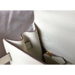 HERM Kelly 25cm Sellier Bag In White - Image 7