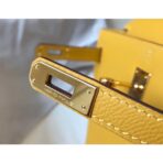 HERM Kelly 25cm Sellier Bag In Yellow - Image 6