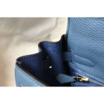 HERM Kelly 28cm Bag In Blue Agate   GHW - Image 7
