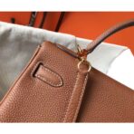 HERM Kelly 28cm Bag In Gold   GHW - Image 5