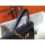HERM Kelly 28cm Bag In Blue Agate   GHW - Image 4