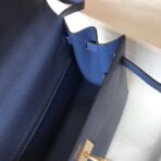 HERM Kelly 28cm Bag In Blue Agate   GHW - Image 7