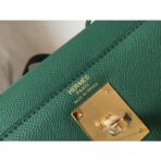HERM Kelly 28cm Bag In Vert Vertigo   GHW - Image 4