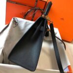 HERM Kelly 28cm Bag In Black   GHW - Image 3
