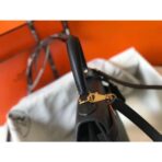 HERM Kelly 28cm Bag In Black   GHW - Image 5