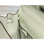 HERM Kelly 28cm Bag In Vert Fizz   PHW - Image 8