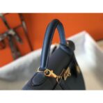 HERM Kelly 32cm Bag In Blue Agate   GHW - Image 4