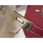 HERM Kelly 32cm Bag In Bordeaux   PHW - Image 7