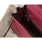 HERM Kelly 32cm Bag In Bordeaux   PHW - Image 8