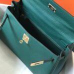 HERM Kelly 32cm Bag In Malachite   GHW - Image 8
