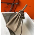 HERM Kelly 32cm Bag In Gris Tourterelle   GHW - Image 3
