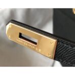 HERM Kelly 32cm Bag In Black   GHW - Image 7