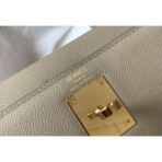 HERM Kelly 32cm Bag In Gris Tourterelle   GHW - Image 5