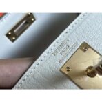 HERM Kelly Elan  Bag In Craie Chevre Mysore - Image 9