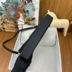 HERM Kelly Elan  Bag In Black Chevre Mysore - Image 7