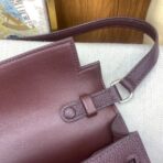 HERM Kelly Elan  Bag In Rouge Sellier Chevre Mysore - Image 8