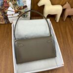 HERM Kelly Elan  Bag In Taupe Chevre Mysore - Image 2