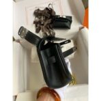 Herm√®s Kelly Moove Handmade Bag in Black Swift - Image 6