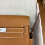 HERM Kelly Messenger Bag in Gold - Image 3