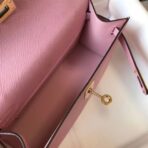 HERM Kelly Pochette Bag In Mauve Sylvestre - Image 7