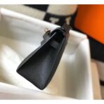 HERM Kelly Pochette Bag In Black - Image 8
