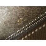 HERM Kelly Pochette Bag In Taupe Grey - Image 6