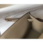 HERM Kelly Pochette Bag In Gris Tourterelle - Image 7