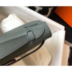 HERM Kelly Pochette Bag In Vert Amande - Image 5