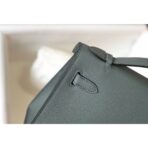 HERM Kelly Pochette Bag In Vert Amande - Image 6