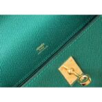 HERM Kelly Pochette Bag In Vert Veronese - Image 6